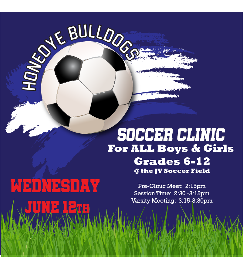 Grades 6-12 soccer clinic