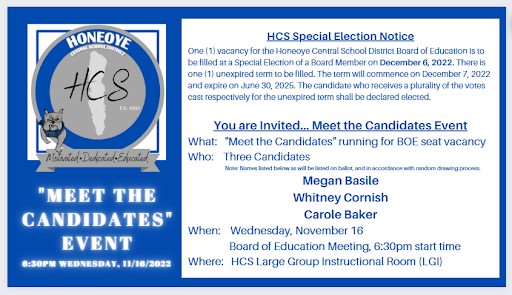Meet the Candidate Event