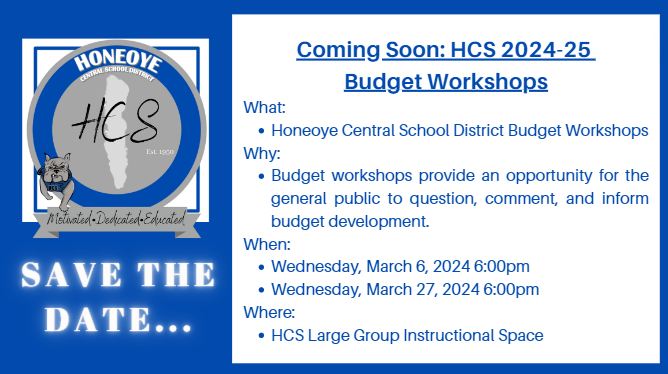 Budget Workshops